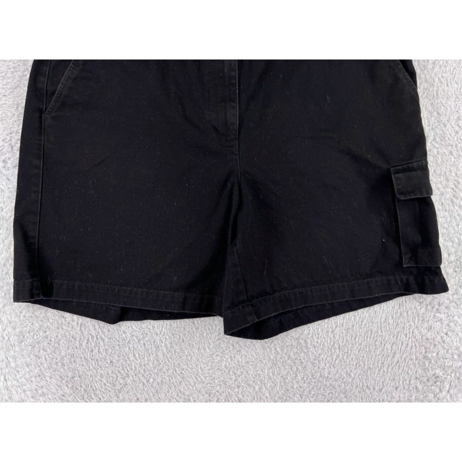 Ralph Lauren Lauren Ralph Lauren Shorts Women 14 Black Golf Twill Pockets 5-Pocket Design Chino Regular Cotton Blend 8 in Inseam Vintage No Size 36" / US 14 / IT 50 - 4 Thumbnail