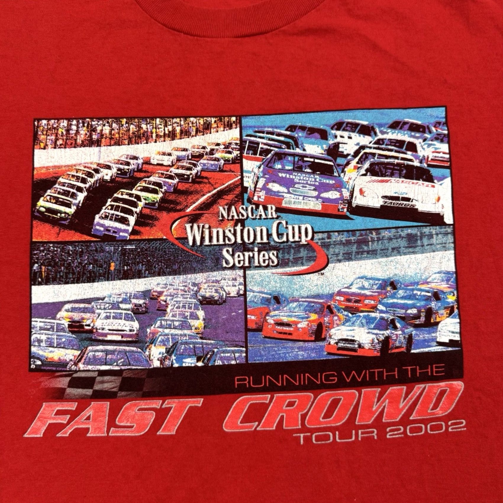 Delta VINTAGE Delta Winston Cup T Shirt Adult XL Nascar Racing 2002 Y2K American Hipster Red Cotton Shirts Mens XL Size US XL / EU 56 / 4 - 2 Thumbnail