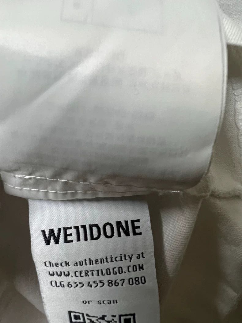 Balenciaga WE11DONE White Graphic Short Sleeve T Size US M / EU 48-50 / 2 - 7 Thumbnail