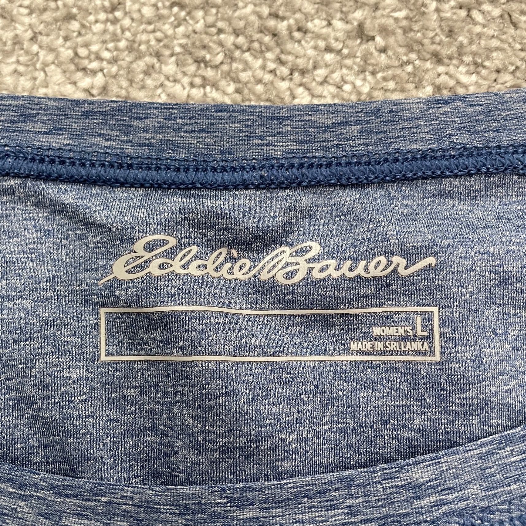 Eddie Bauer Eddie Bauer T-Shirt Womens Large Blue Crew Neck Activewear Relaxed Fit Short Sleeve Size L / US 10 / IT 46 - 3 Thumbnail