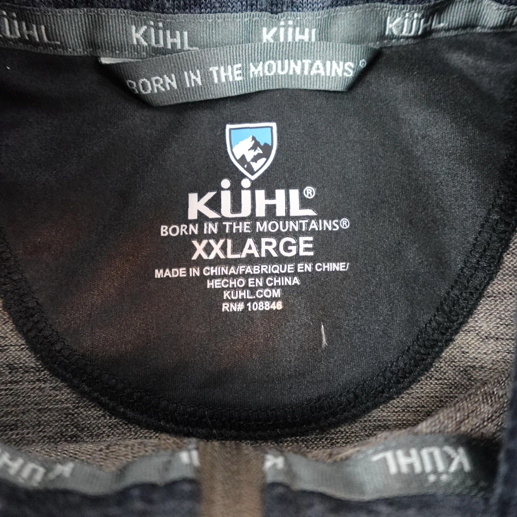 Vintage Kuhl Ryzer 1/4 Zip Pullover Mens 2XL Gray Mock Neck Hiking Shirt 3112 Size US XXL / EU 58 / 5 - 5 Thumbnail