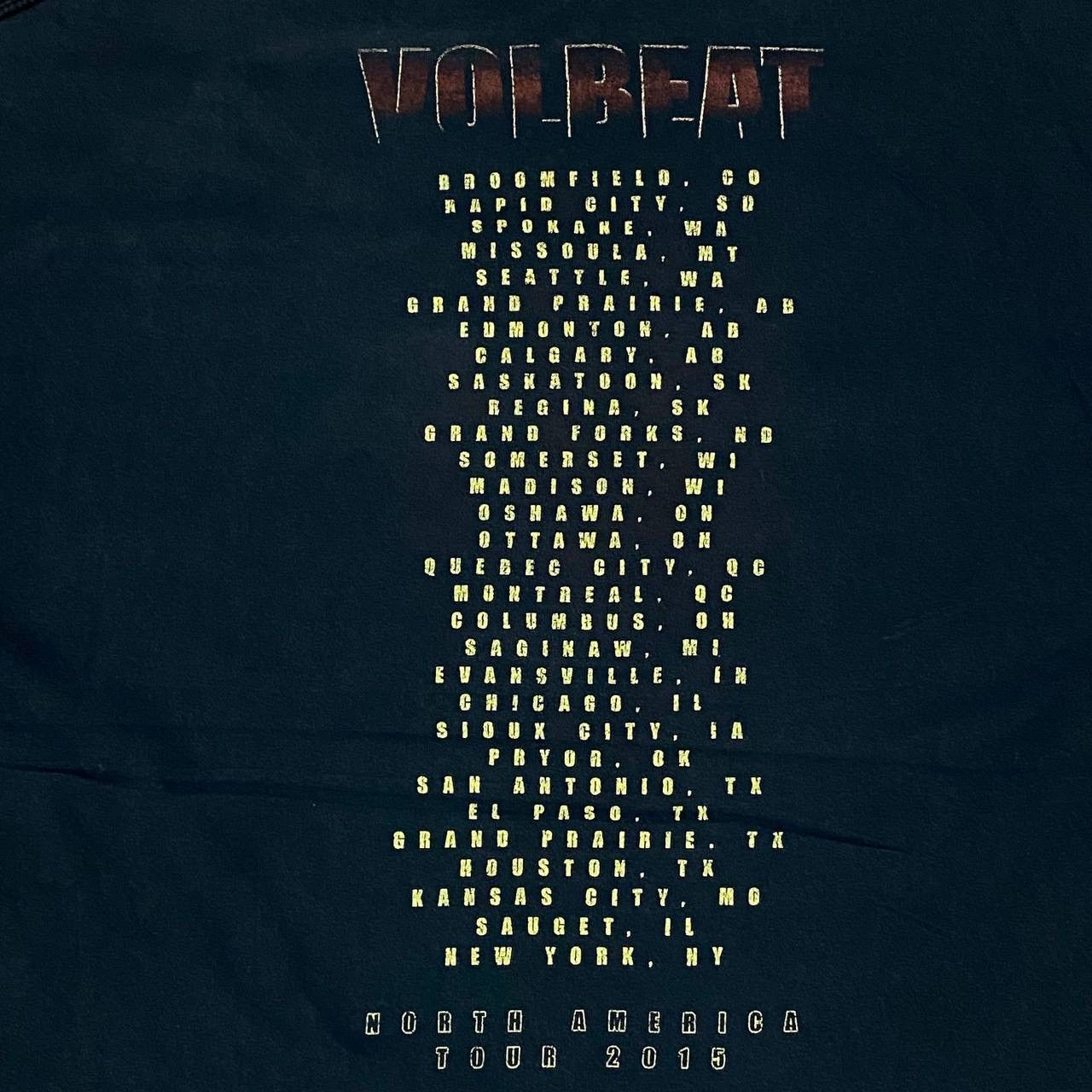 Band Tees Distressed metal band volbeat Size US XL / EU 56 / 4 - 6 Thumbnail