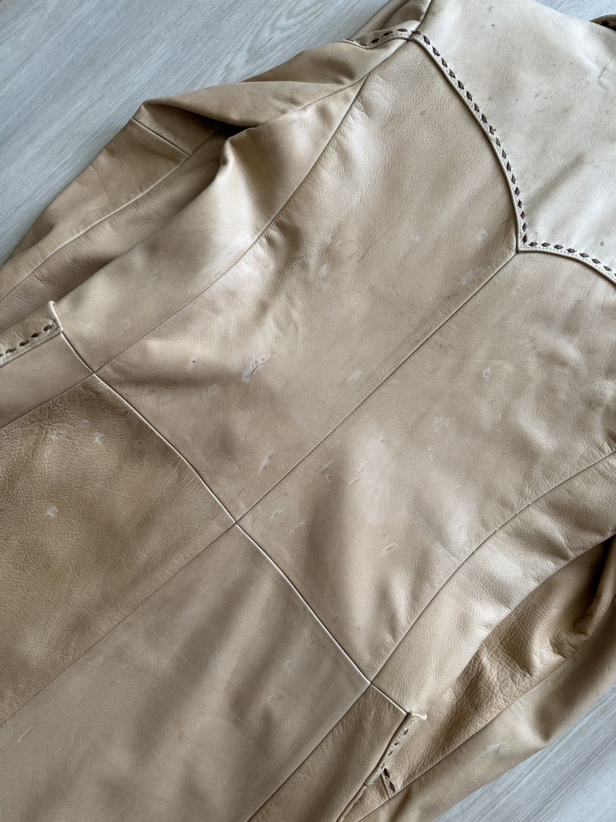 Vintage Vintage Alamo Leather Wear Western Coat Sz S USA *Flaws Size S / US 4 / IT 40 - 13 Thumbnail