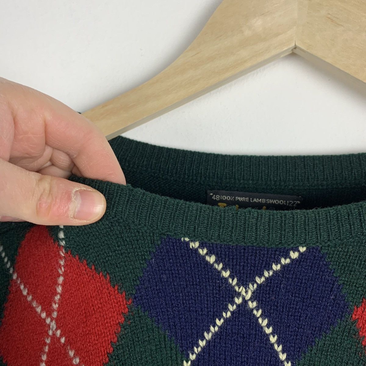Johnstons Of Elgin Johnstons of Elgin Wool Sweater Green Vintage Mens Size M Size US M / EU 48-50 / 2 - 12 Thumbnail