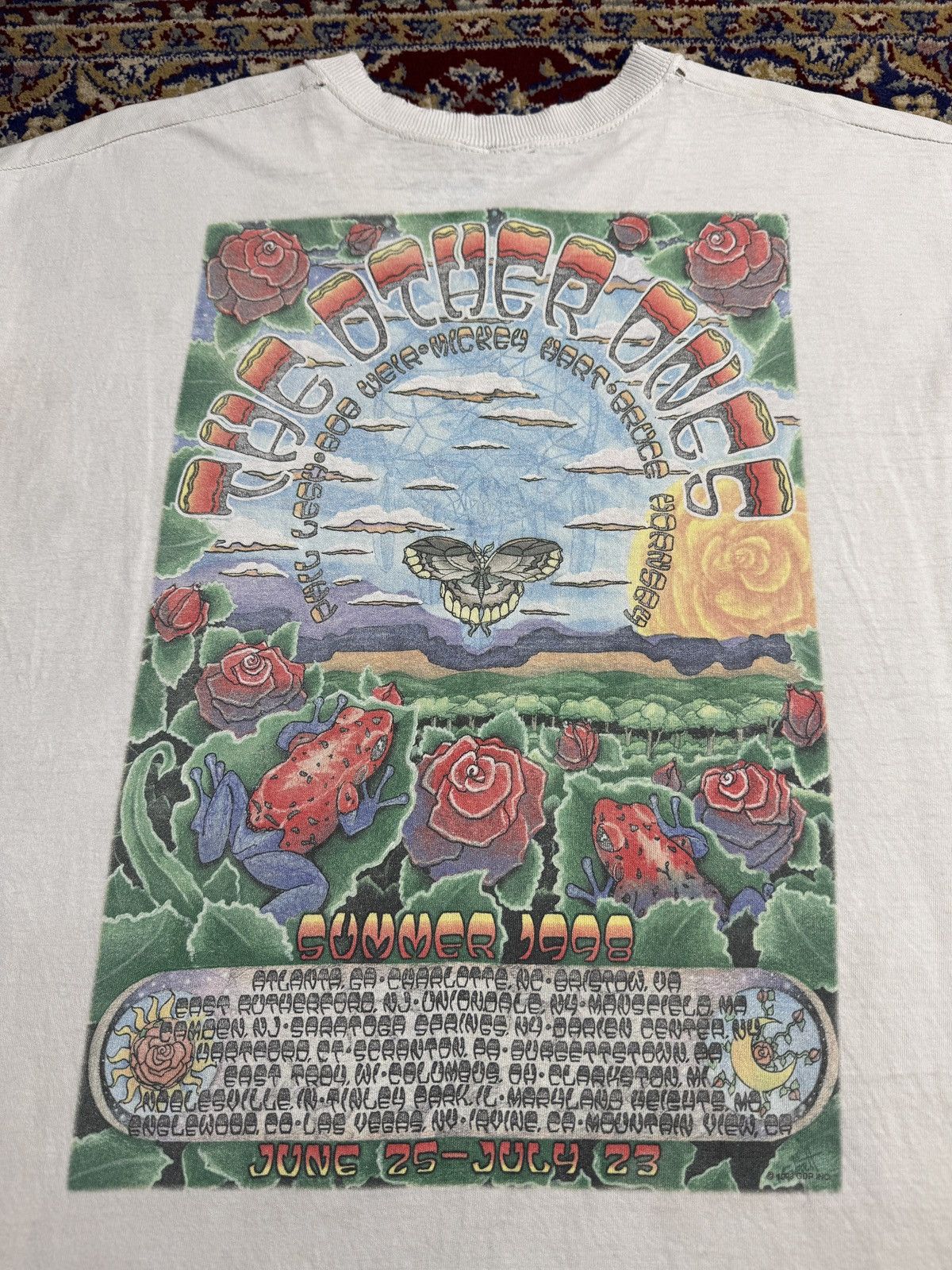 Grateful Dead × Liquid Blue 90s Grateful dead head The Other Ones Summer Tour 1998 Size US XL / EU 56 / 4 - 1 Thumbnail