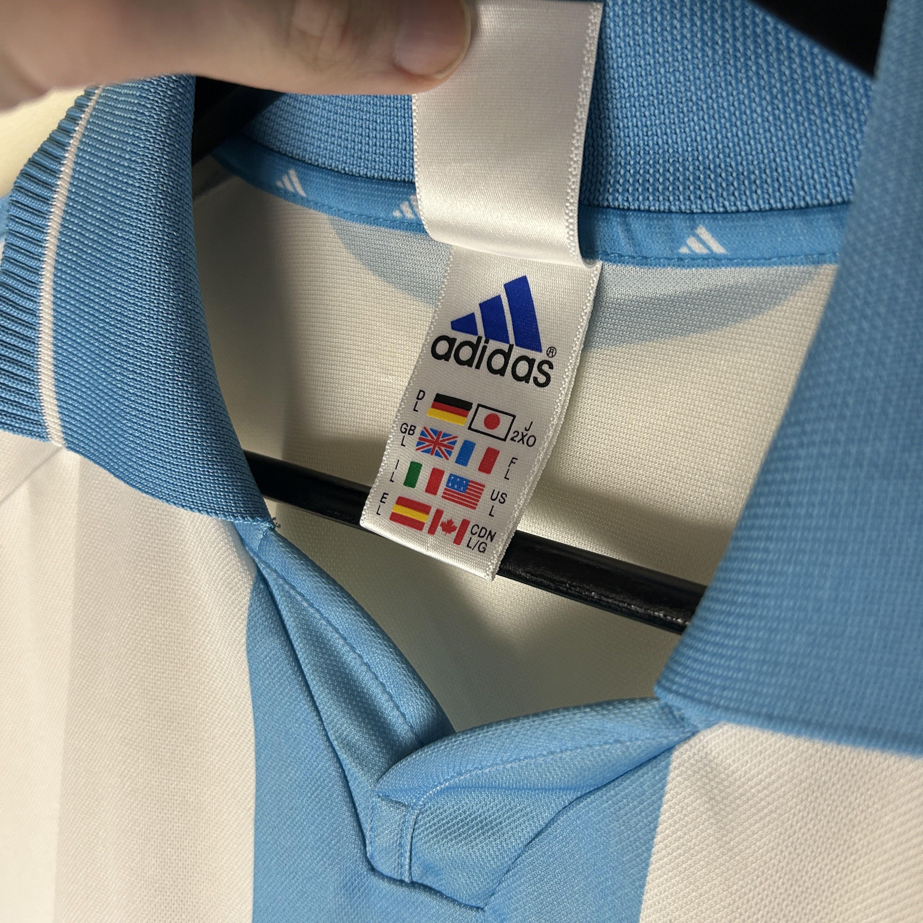 Adidas Vintage Olympique Marseille 2000-01 Home Soccer Jersey Size US L / EU 52-54 / 3 - 6 Thumbnail