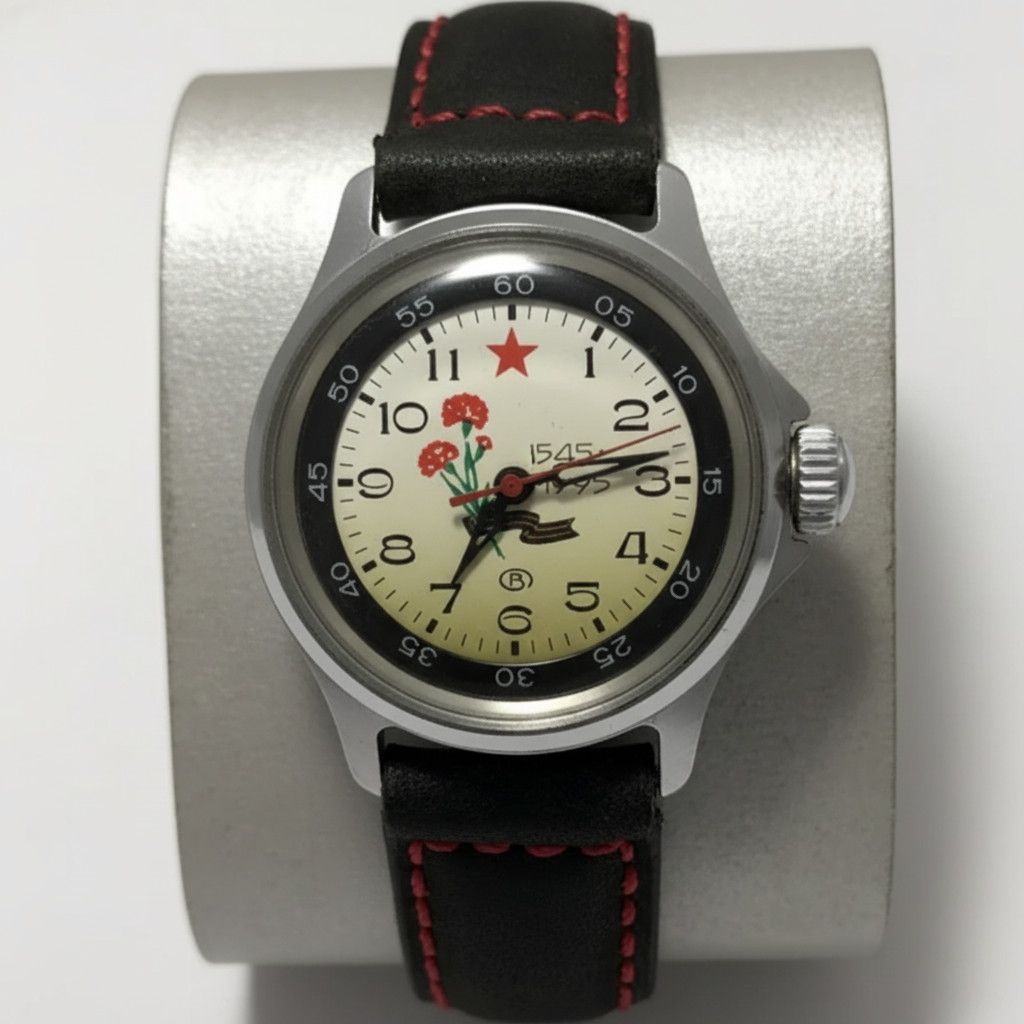 Vintage Vintage Soviet Men's Mechanical Watch Red Star Dial 583 Size ONE SIZE - 1 Thumbnail