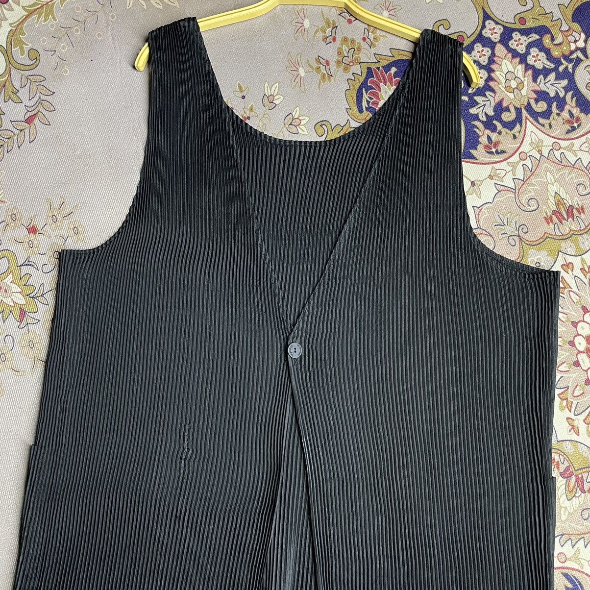 Issey Miyake a70 ISSEY MIYAKE Design Pleated Pleats Apron Style Dress Size M / US 6-8 / IT 42-44 - 7 Thumbnail