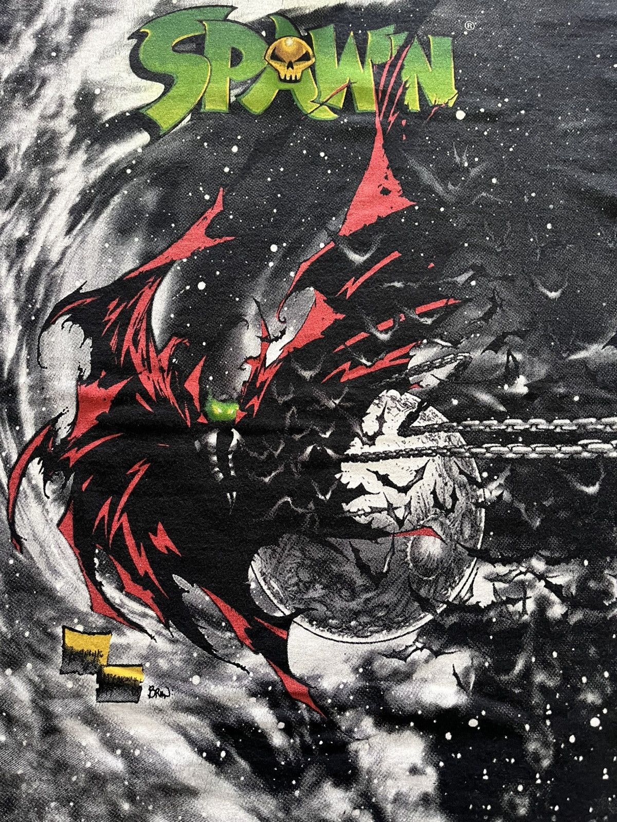 Vintage Vtg RARE 1997 Spawn T-shirt McFarlane OVP Size US L / EU 52-54 / 3 - 3 Thumbnail
