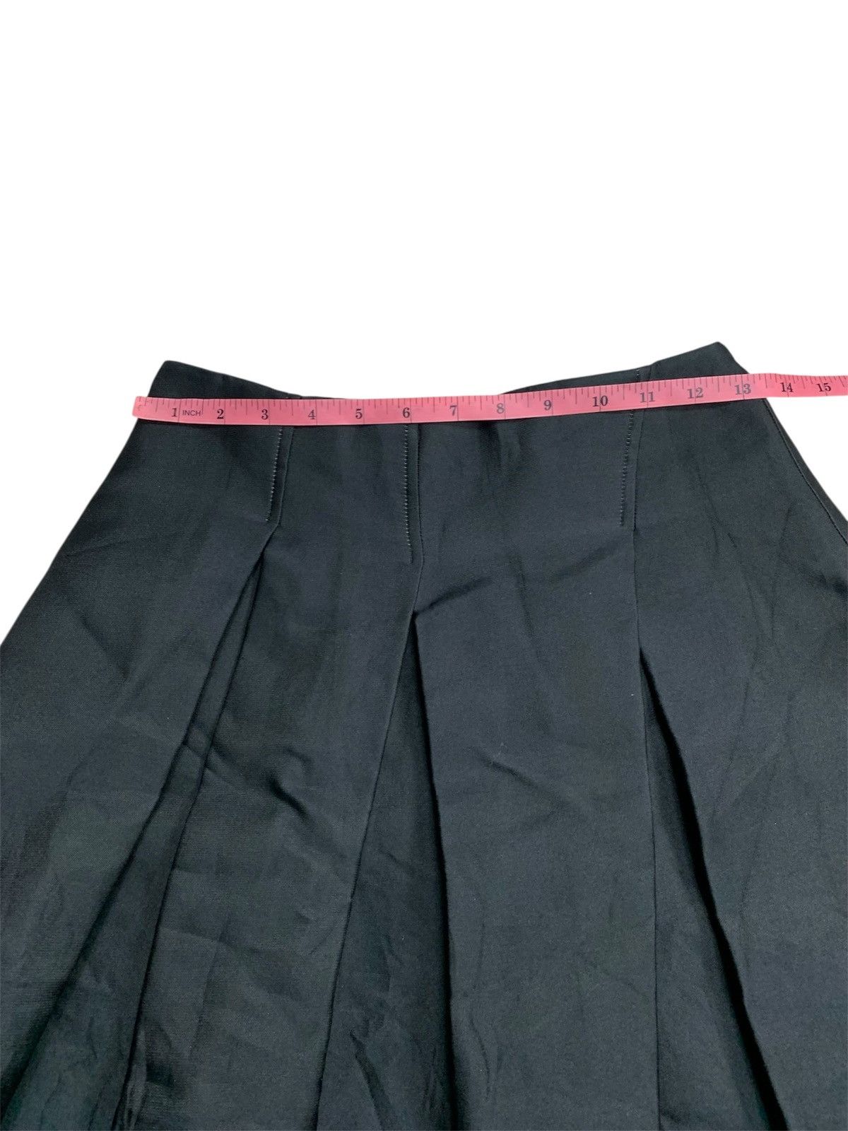 Jil Sander Jil Sander Black Mini Skirt Size 26" / US 2 / IT 38 - 3 Thumbnail