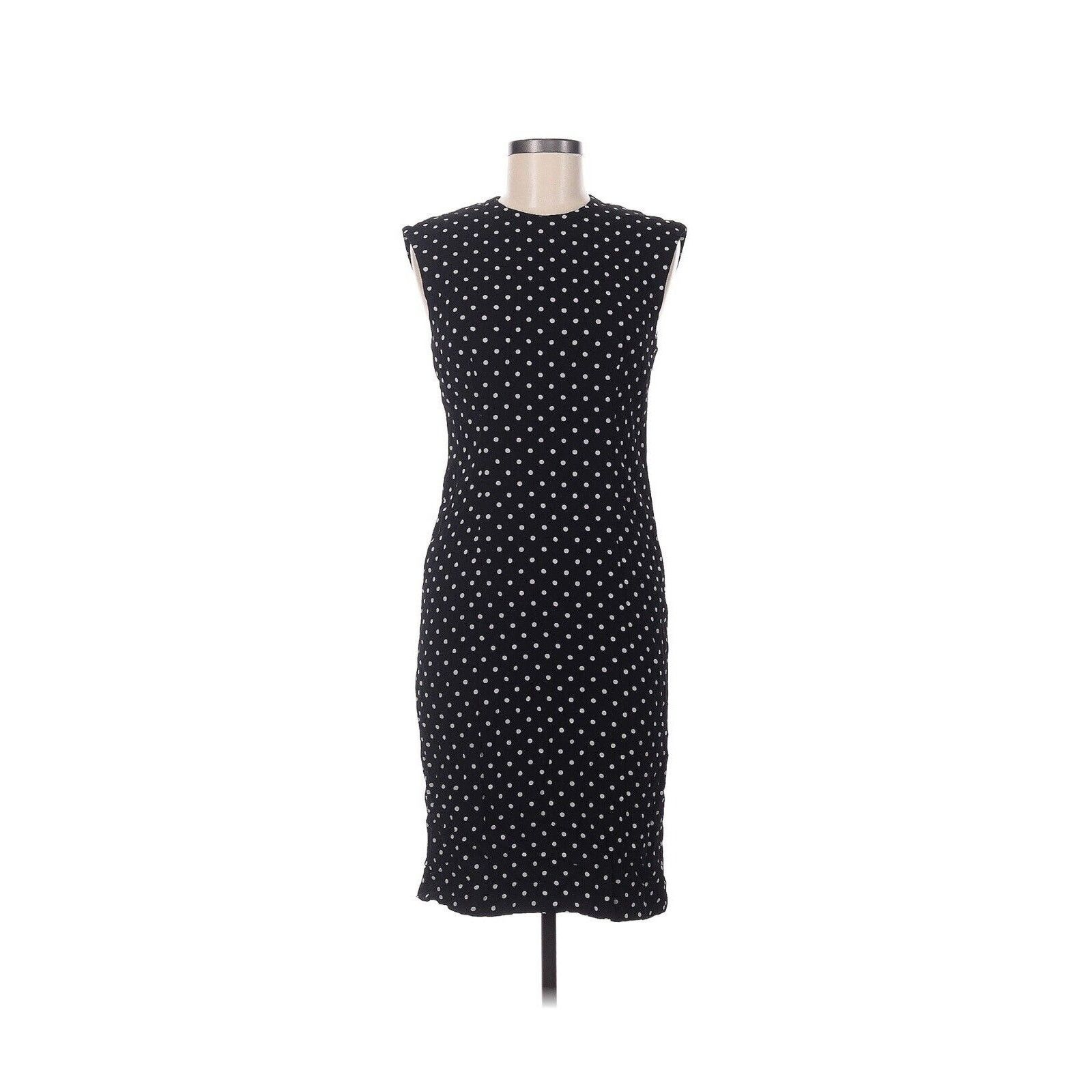 Haider Ackermann Haider Ackermann Black Polka Dot Shirt Dress 40 US 8 Size M / US 6-8 / IT 42-44 - 2 Thumbnail
