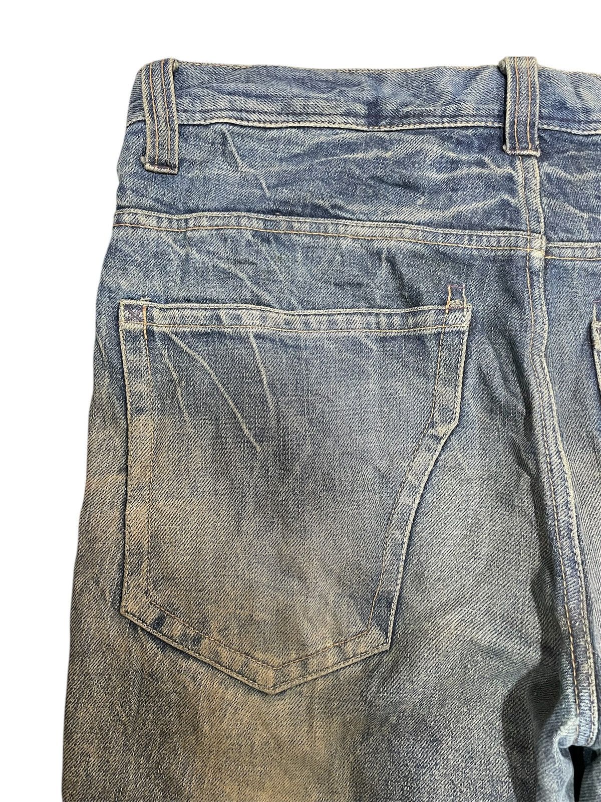 Japanese Brand × Vintage Vintage Japanese Brand Mudwash Distressed Ripped Denim Size US 34 / EU 50 - 5 Thumbnail