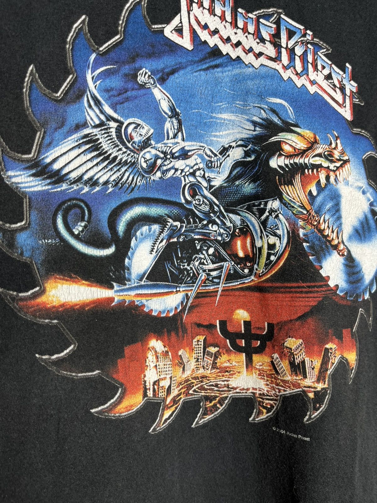 Fruit Of The Loom Judas Priest Pain Killer Tour t-shirt y2k vintage 2004 men's Size US XL / EU 56 / 4 - 3 Thumbnail