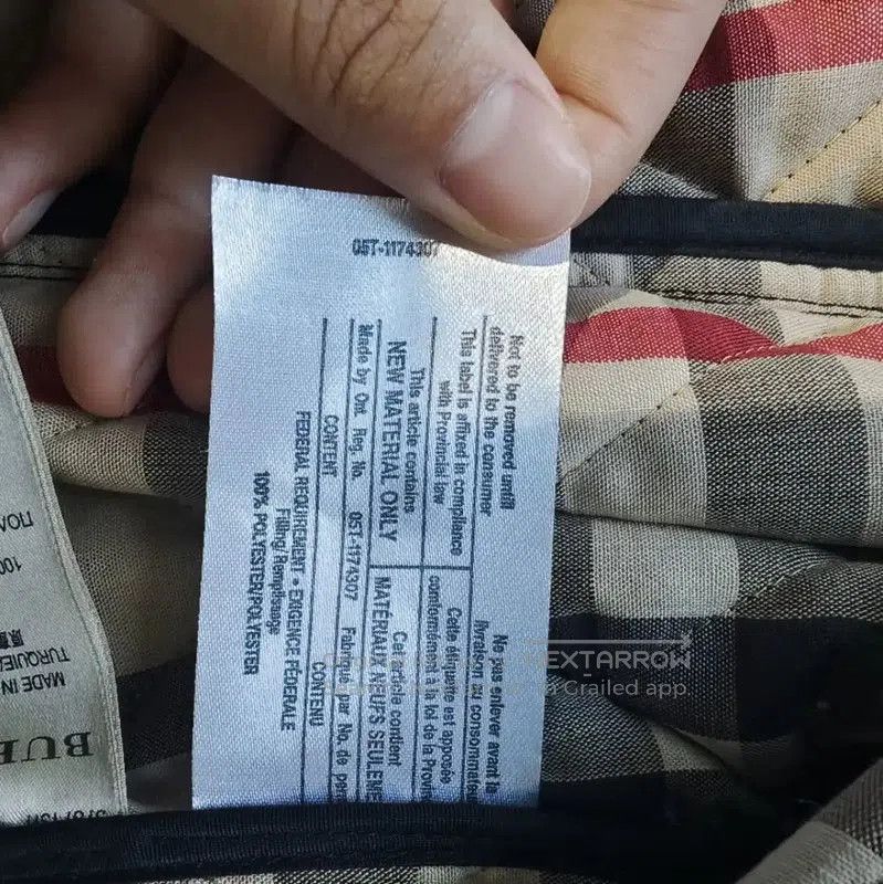 Burberry Burberry Black Cotton Women's Quilted Jacket. Size S / US 4 / IT 40 - 5 Thumbnail