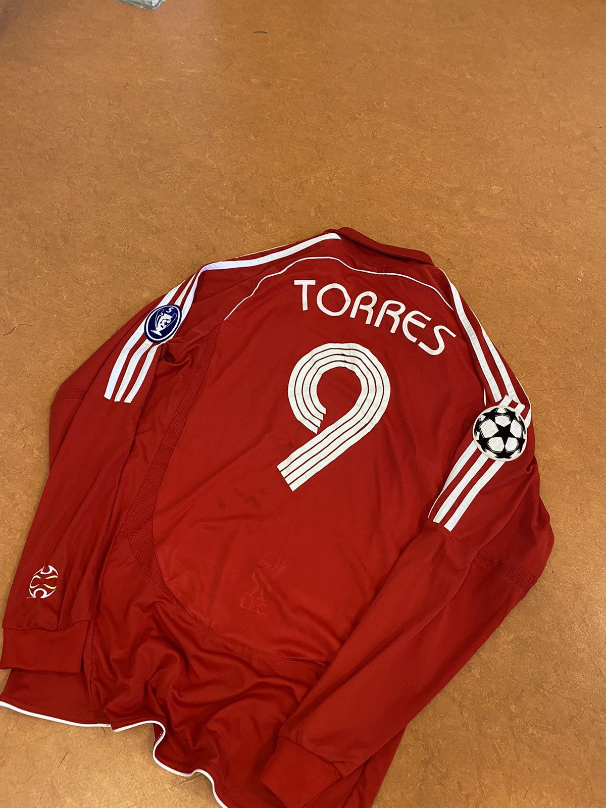 Torres Liverpool 2008 2009 PLAYER ISSUE Away Soccer Jersey M