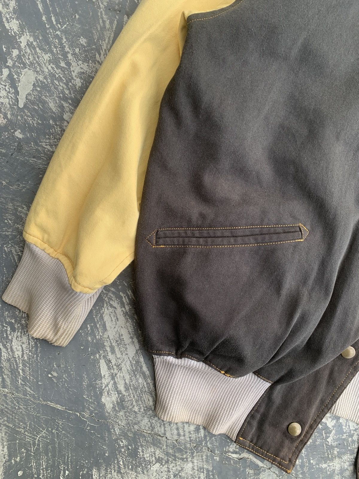 Jean Paul Gaultier 90’s Jean Paul Gaultier “QU’EST-CE QU’ELLE A? Nylon Denim Size US XL / EU 56 / 4 - 16 Thumbnail