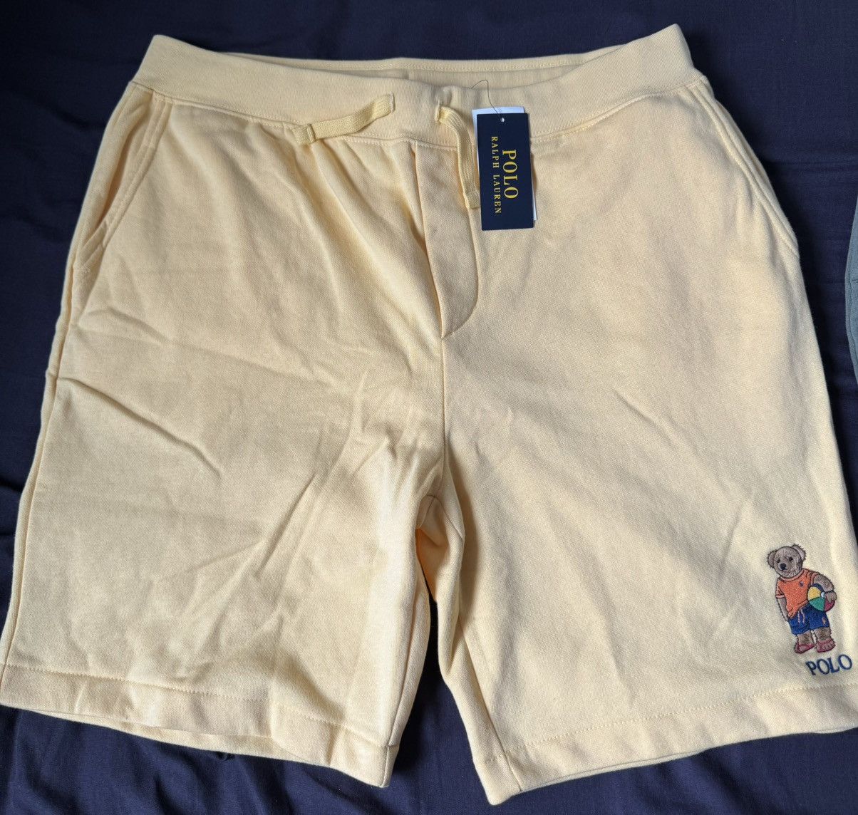 Polo Ralph Lauren × Ralph Lauren Polo Ralph Lauren Yellow & Green Lounge Shorts Size US 36 / EU 52 - 1 Thumbnail