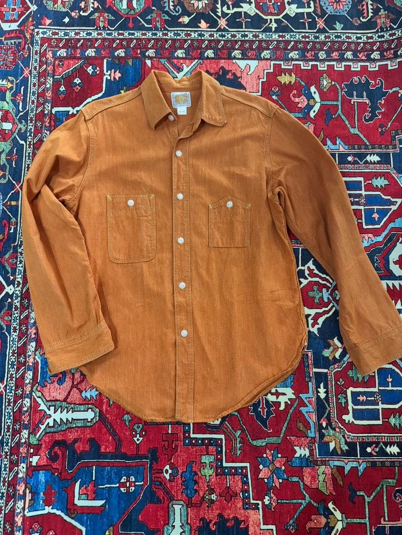Freewheelers Freewheelers size 16 Orange western shirt Size US S / EU 44-46 / 1 - 1 Thumbnail