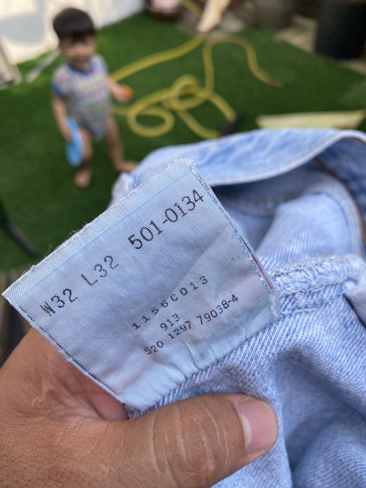 Levi's Vintage Clothing × Vintage W32x31.5 Vinatge levi's 501 made in USA faded 90s distressed Size US 32 / EU 48 - 10 Thumbnail