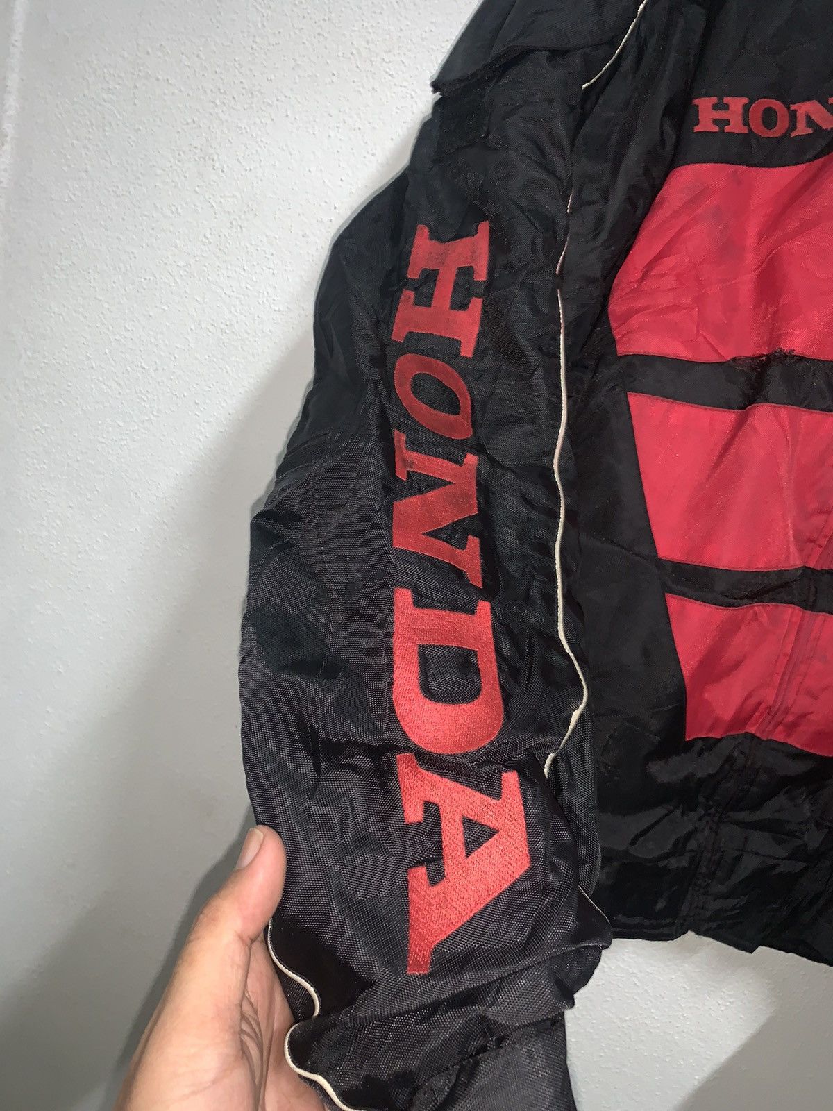 Honda × Japanese Brand × Vintage Vintage HONDA RACING RIDER JACKET Nylon Size US L / EU 52-54 / 3 - 8 Thumbnail