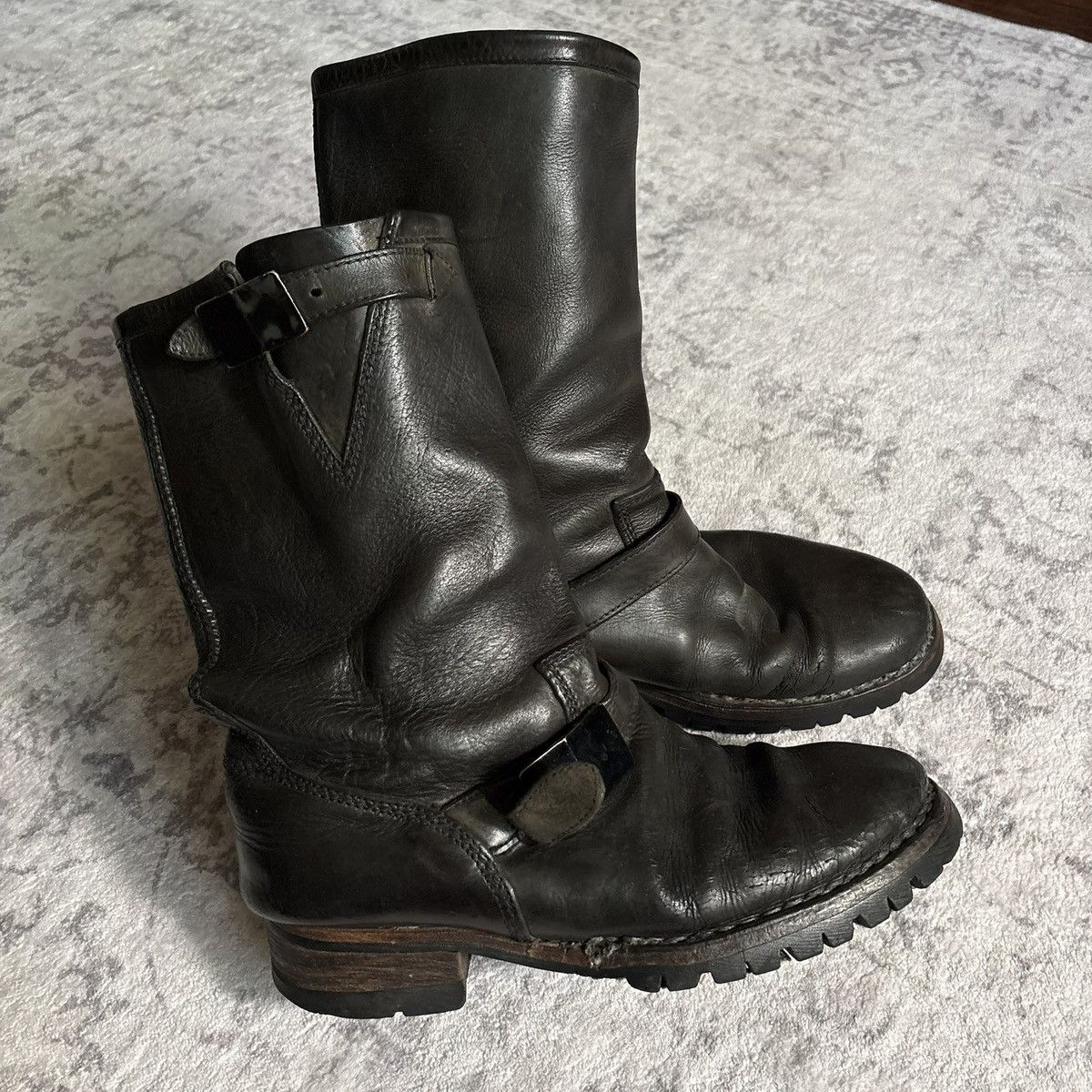 Incarnation Incarnation Guidi Horse Leather Buckled Engineer Boots | 44 Size US 11 / EU 44 - 2 Thumbnail