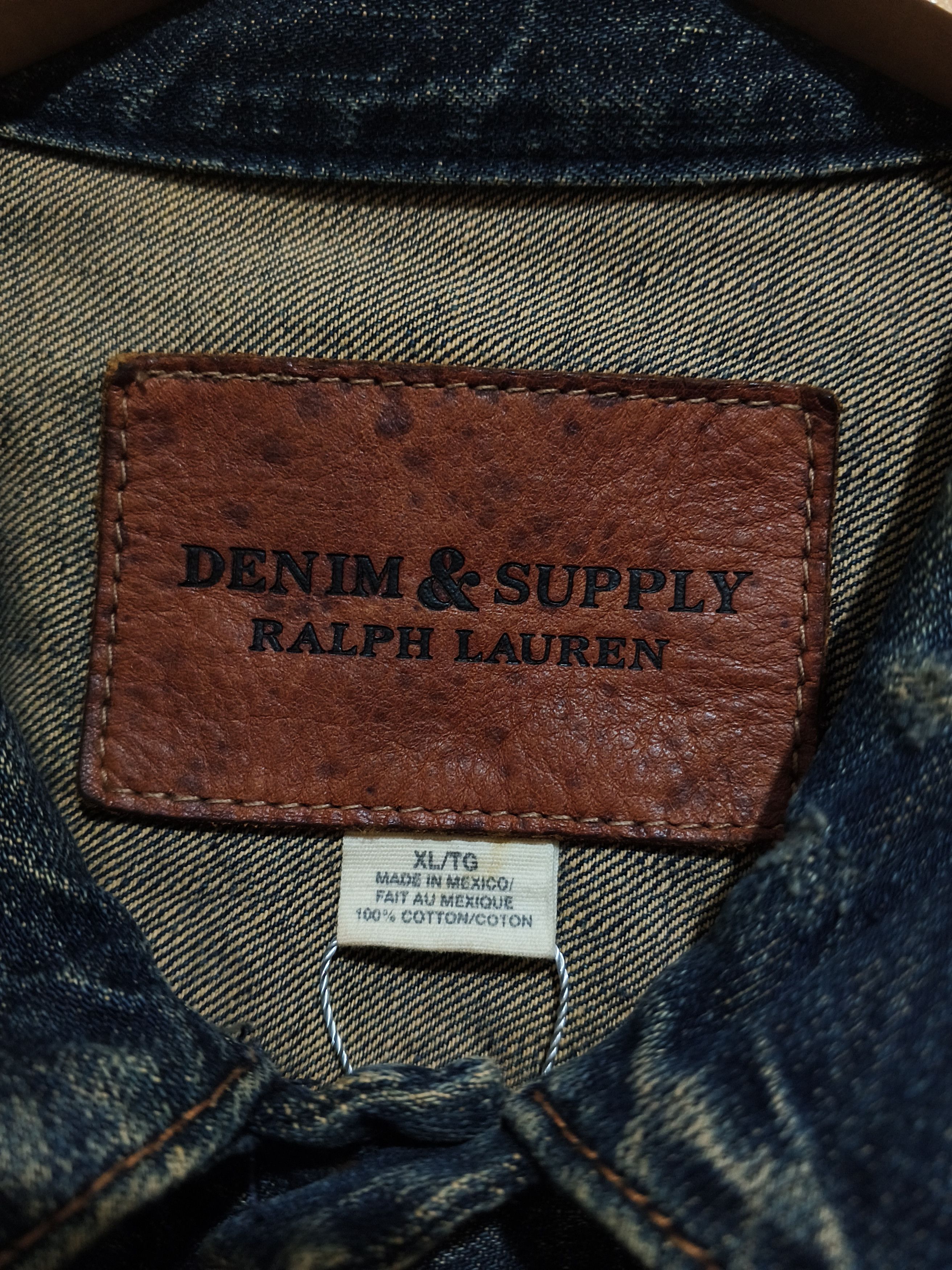 Denim & Supply Ralph Lauren 💥Denim&Supply Ralph Lauren Distressed Denim Trucker jacket Size US XL / EU 56 / 4 - 10 Thumbnail