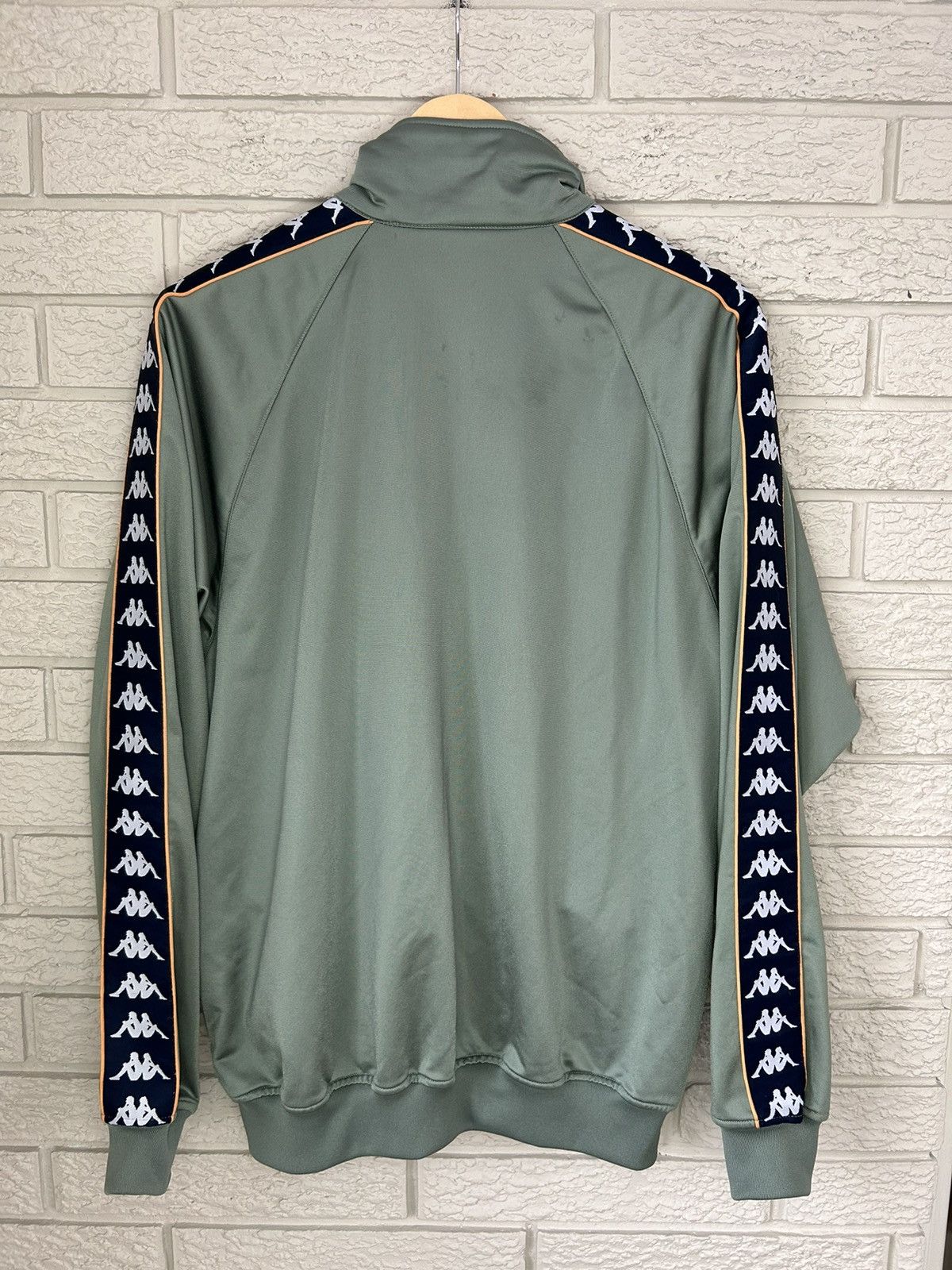 Kappa × Vintage Vintage 90s Kappa Olive Green Track Jacket Size US M / EU 48-50 / 2 - 5 Thumbnail