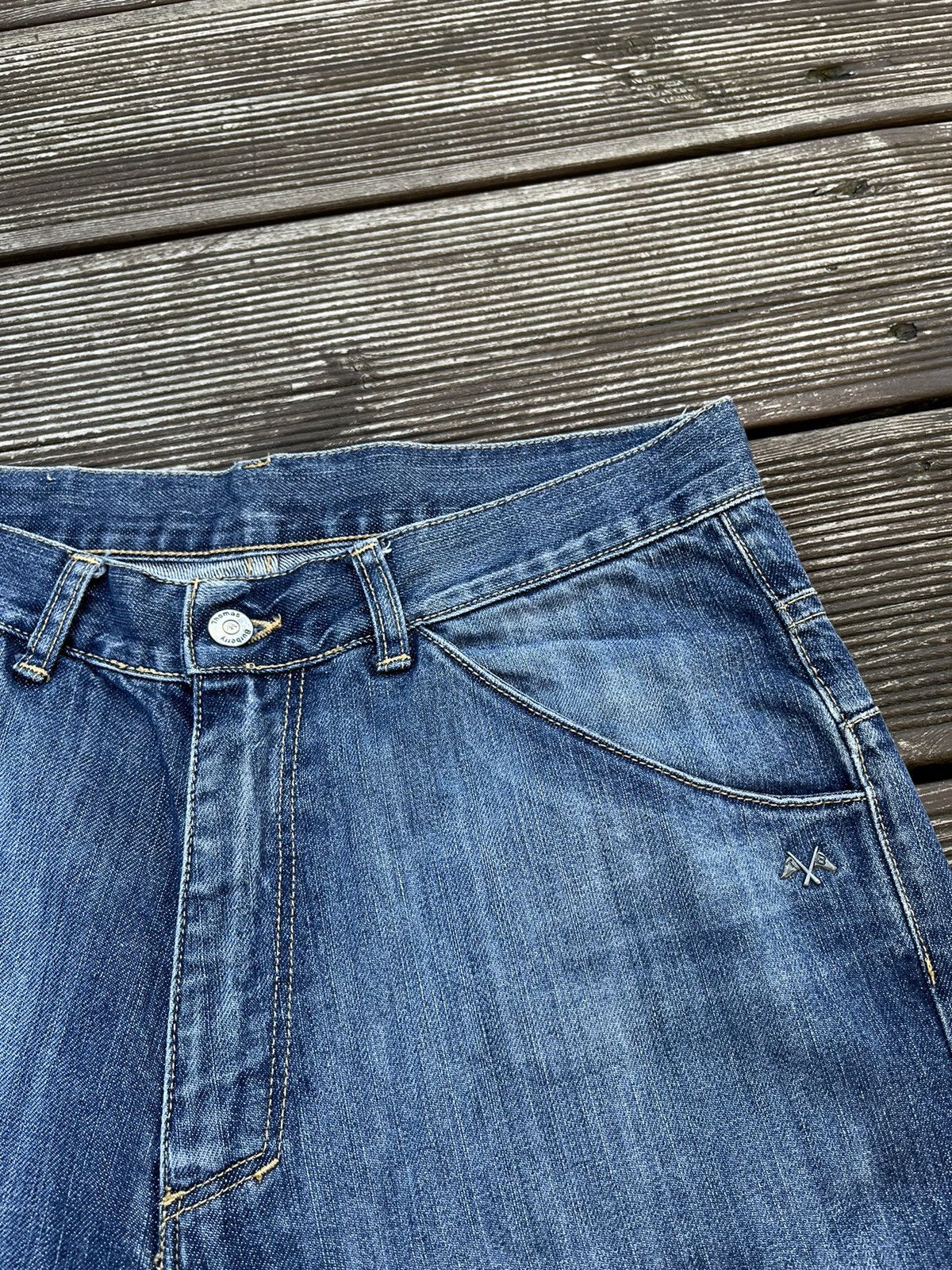 Burberry × Vintage Vintage Thomas Burberry Denim Shorts Pants Jorts 32 80s/90s Size US 32 / EU 48 - 4 Thumbnail