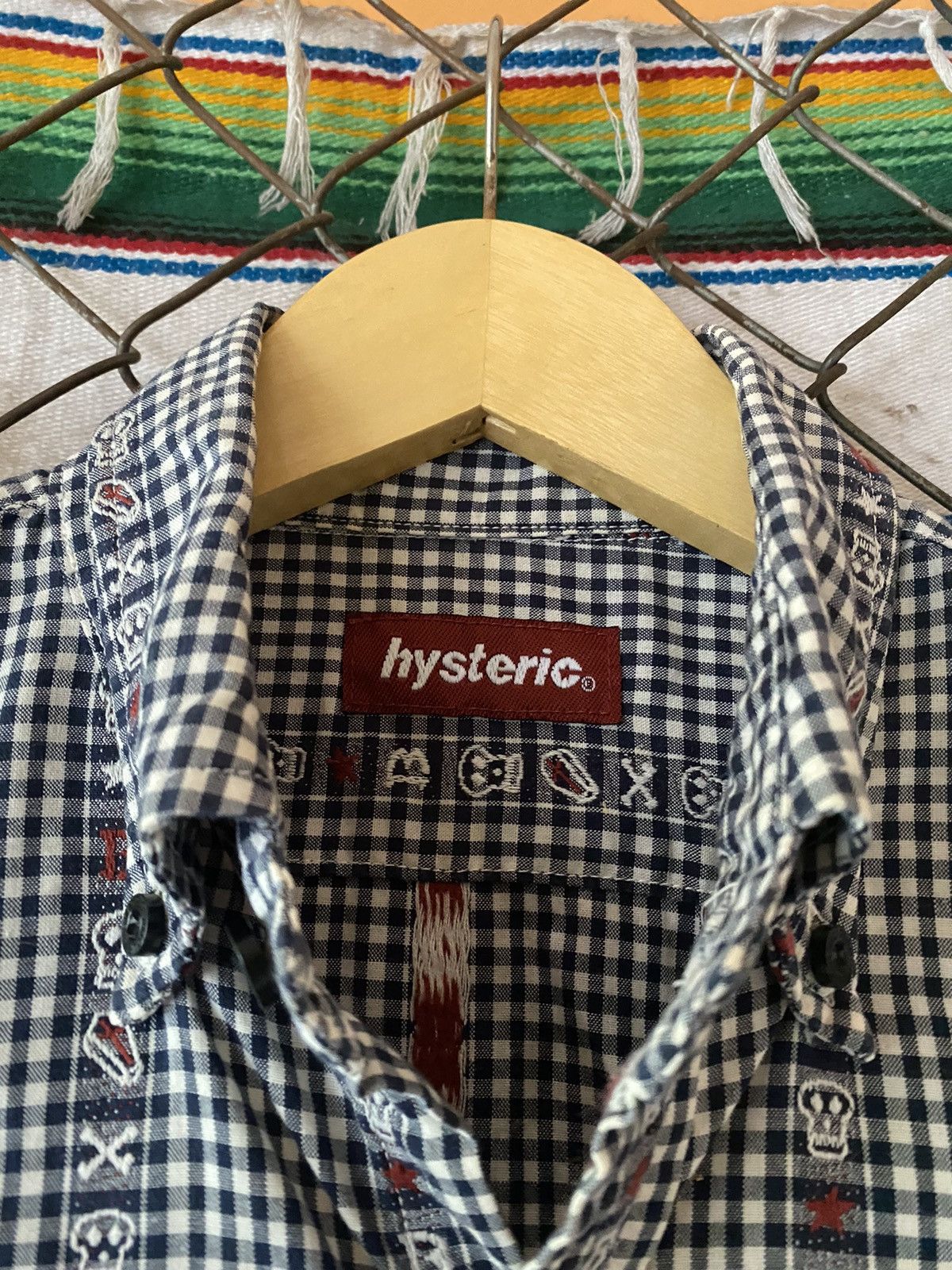 Hysteric Glamour Y2k Hysteric Glamour skull plaid shirt Size US S / EU 44-46 / 1 - 5 Thumbnail