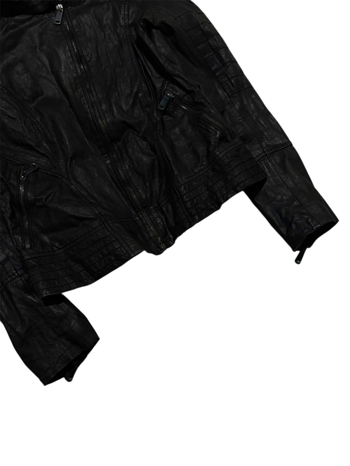 If Six Was Nine La Reine Blanche Leather Jacket Size S / US 4 / IT 40 - 4 Thumbnail
