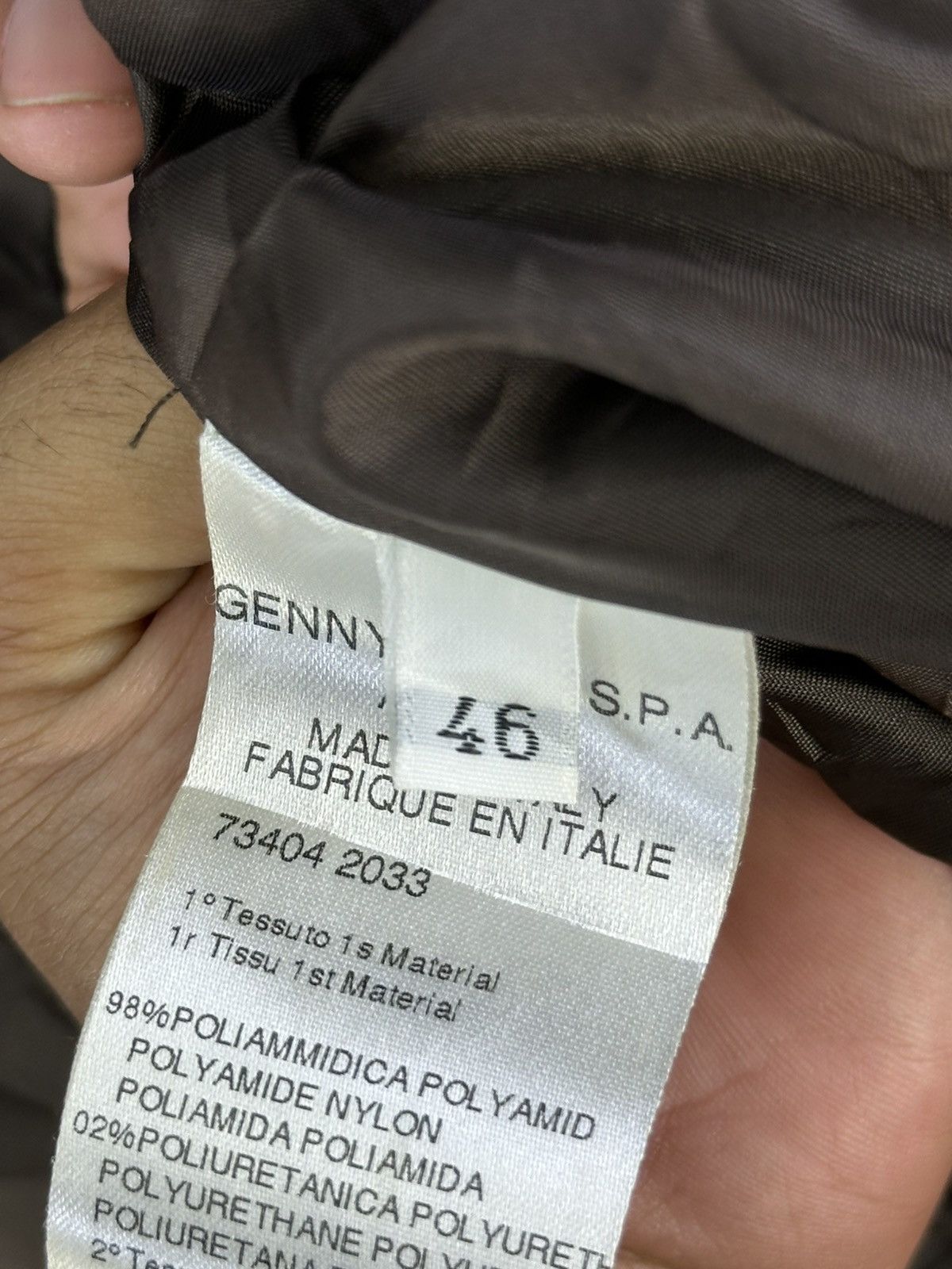 Japanese Brand Genny Olive Green Nylon Long Jacket Size L / US 10 / IT 46 - 13 Thumbnail