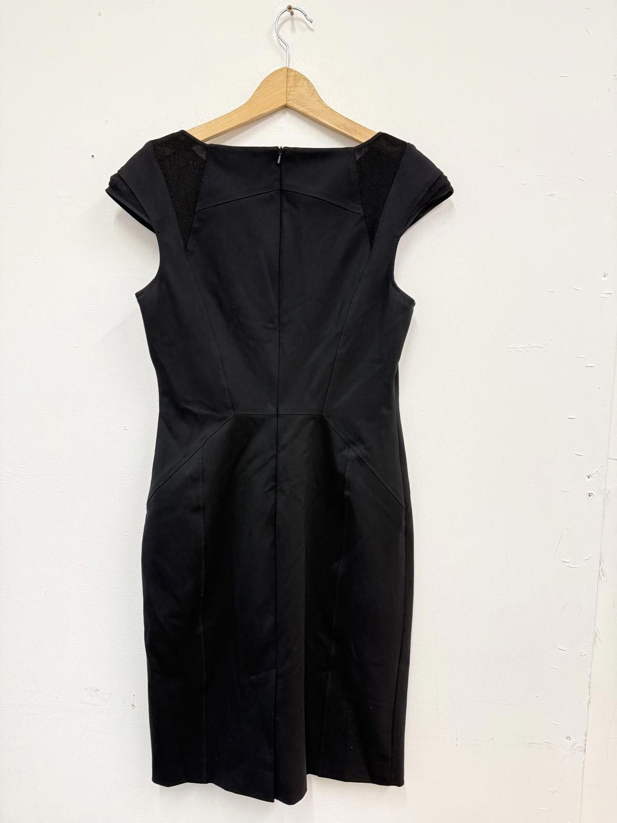 Other Karen Millen Black and Blue Patterned Bodycon Dress UK 14 Size L / US 10 / IT 46 - 4 Thumbnail