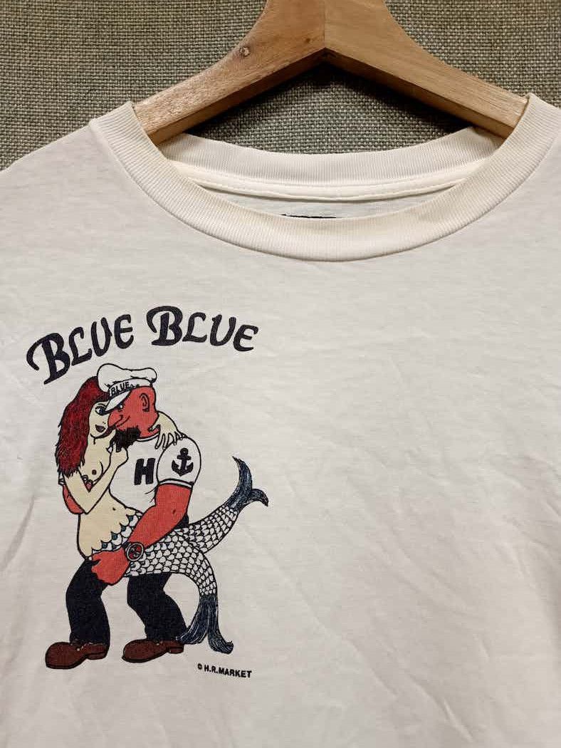 Blue Blue Japan × Japanese Brand × Vintage vintage t shirt blue blue japan naked girl Size US M / EU 48-50 / 2 - 2 Thumbnail