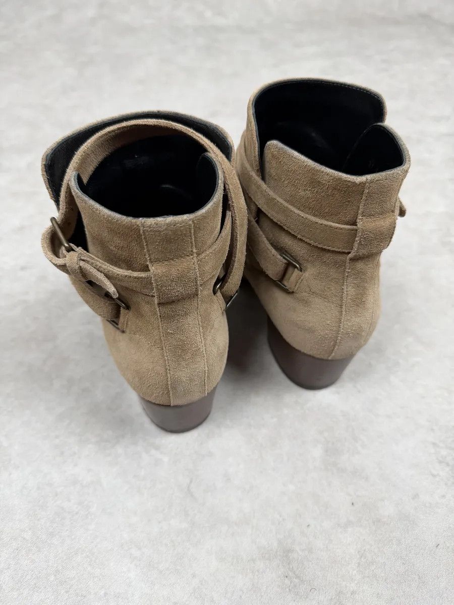 Saint Laurent Paris AW2013 Saint Laurent Beige Suede Leather Ankle Boots Size US 7.5 / IT 37.5 - 8 Thumbnail