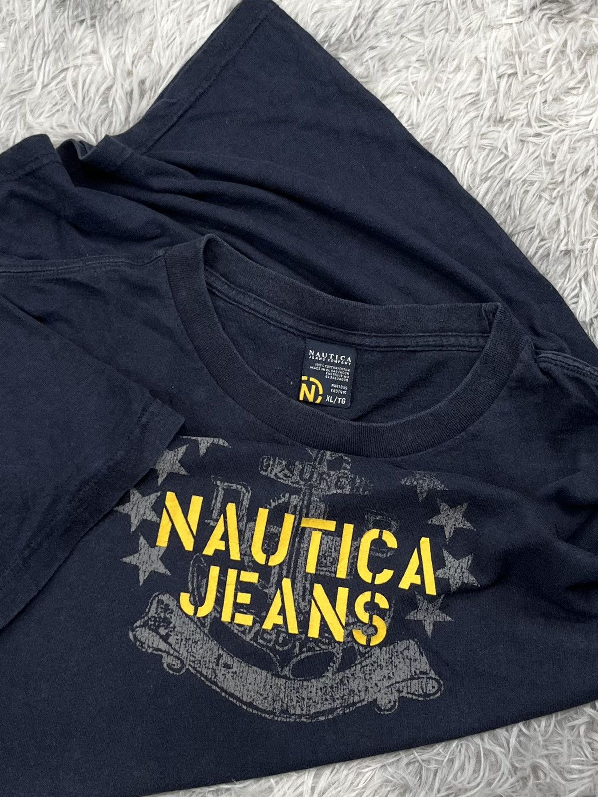 Nautica Vintage 90s Nautica T-shirt Size US XL / EU 56 / 4 - 4 Thumbnail