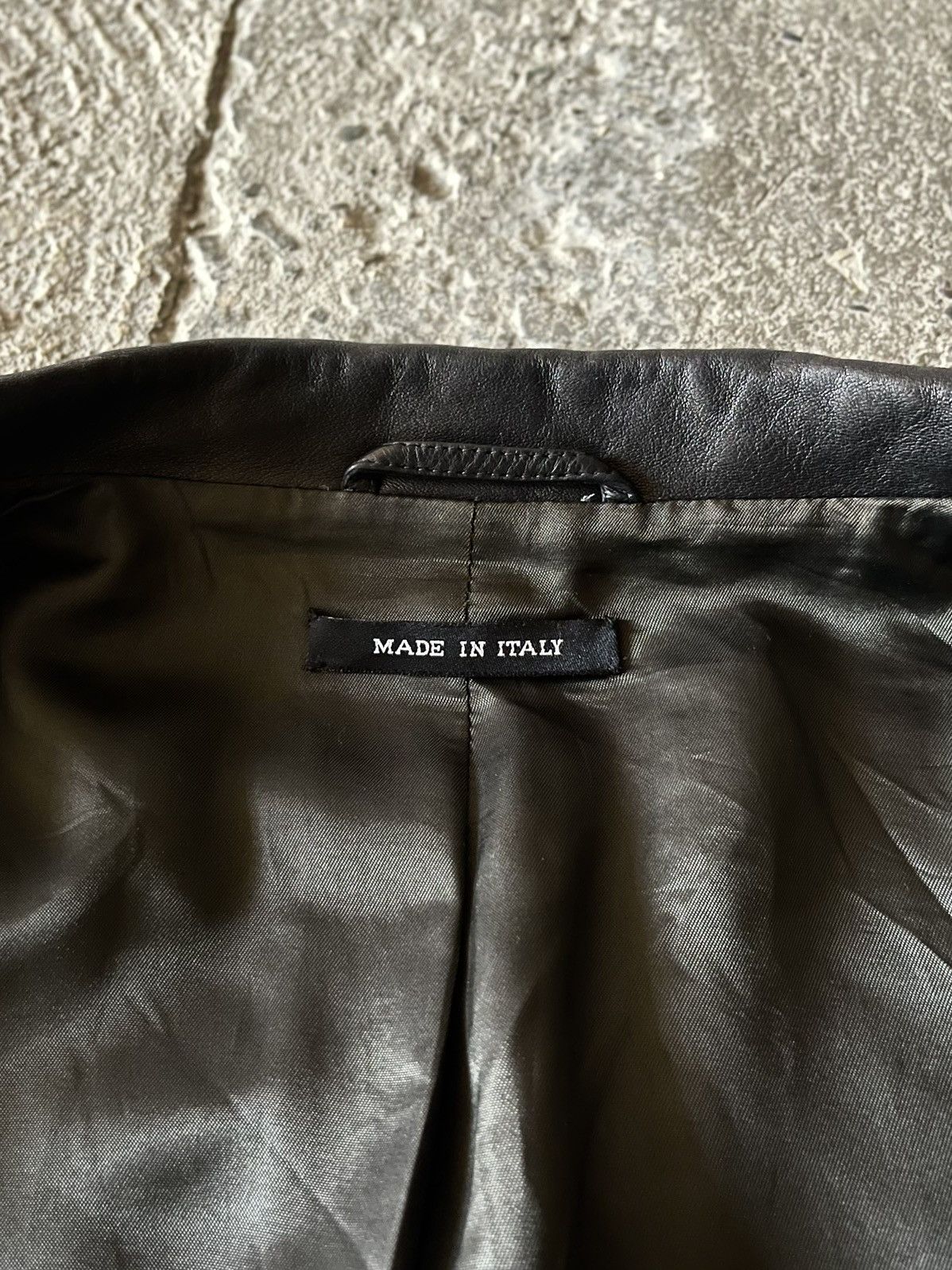 Gucci × Tom Ford Gucci - Tom Ford - 1997 - Leather Tailored Jacket Size US M / EU 48-50 / 2 - 14 Thumbnail