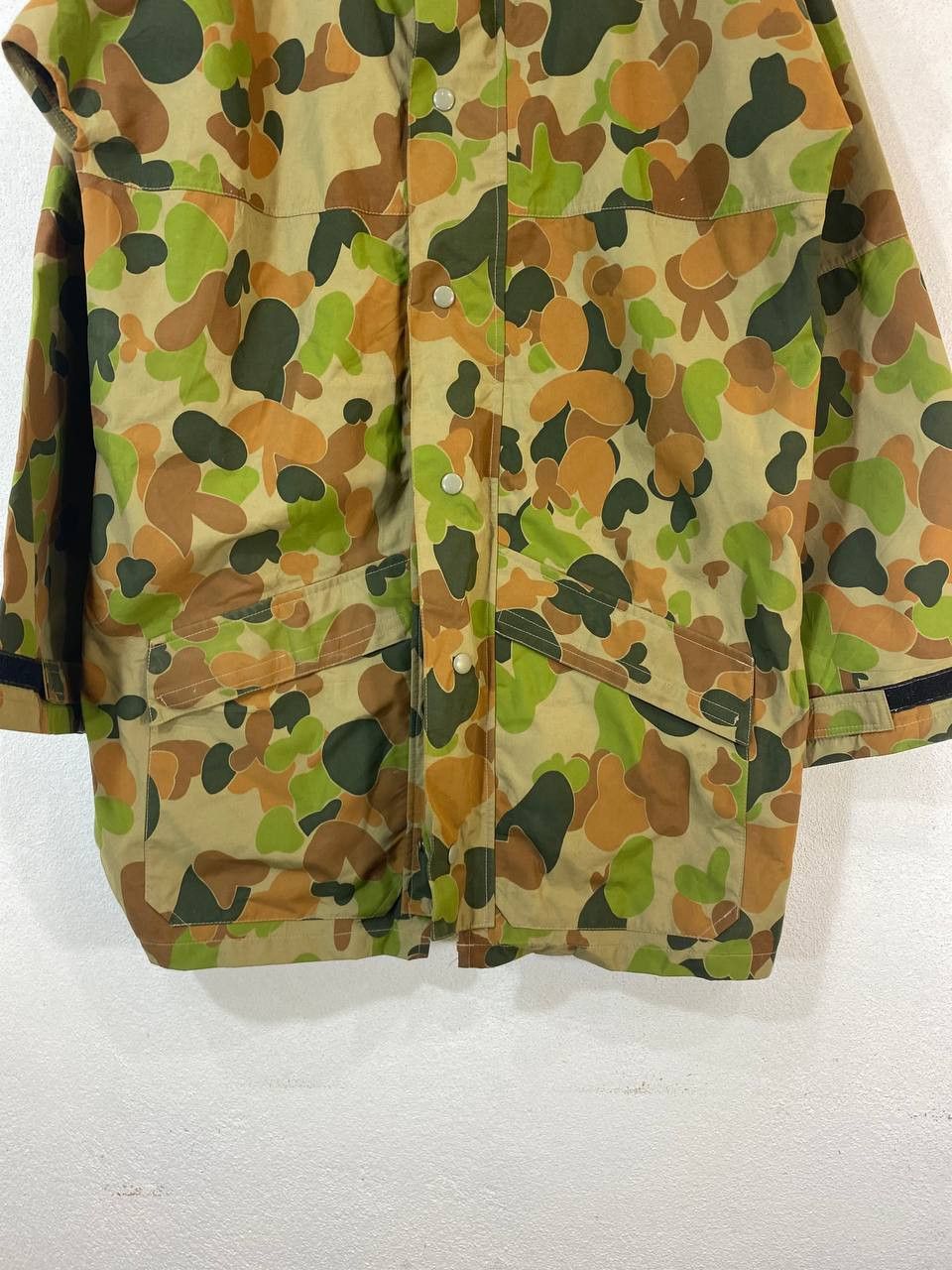 Vintage camo frogskin waterproof long jacket nice design Size US M / EU 48-50 / 2 - 3 Thumbnail