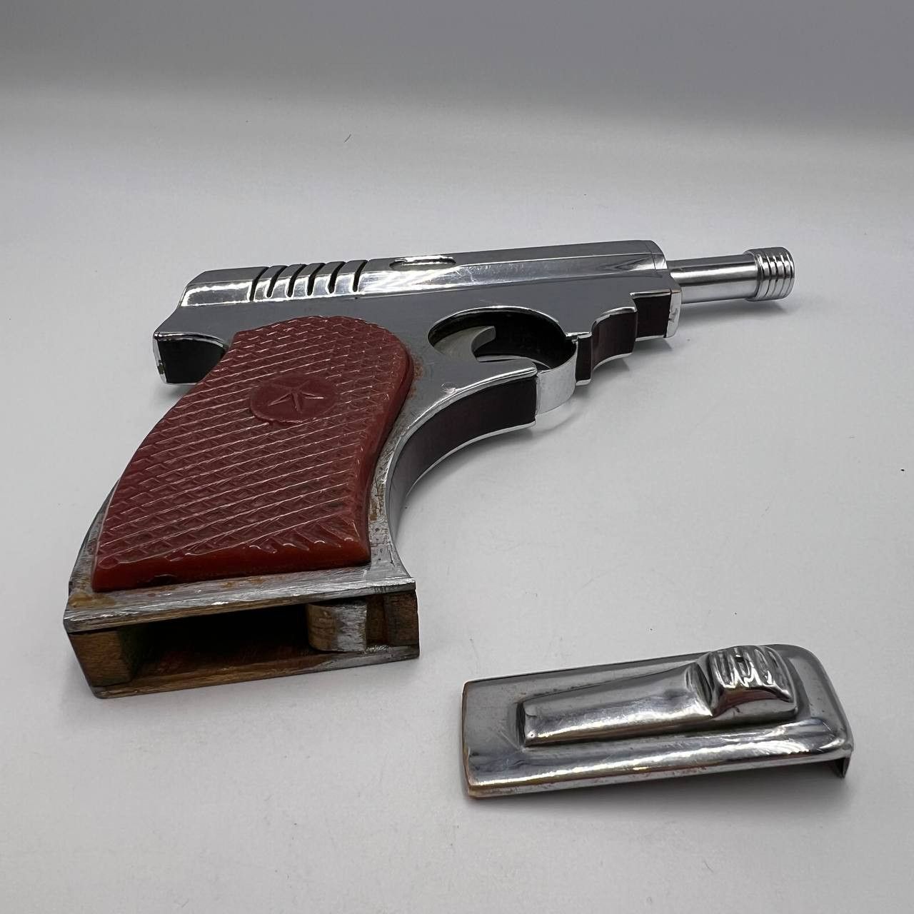 Vintage 1980's Vintage USSR Desk Gasoline Cigarette Torch Lighter Size ONE SIZE - 5 Thumbnail