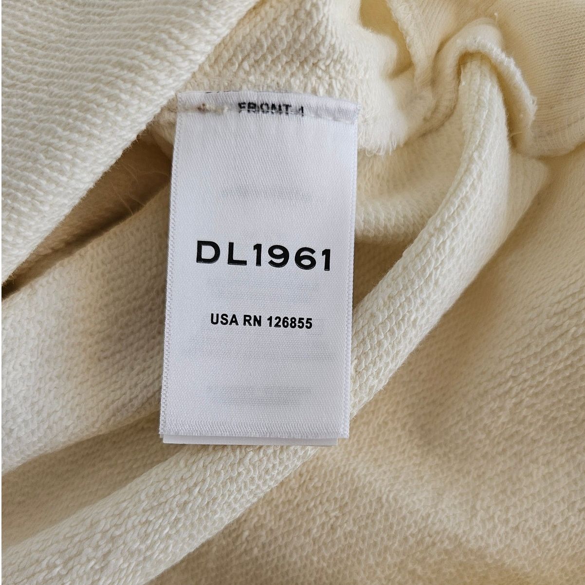 DL1961 NWT DL1961 Women's Cream Sweatshirt Millie Tunic Top M Size M / US 6-8 / IT 42-44 - 14 Thumbnail