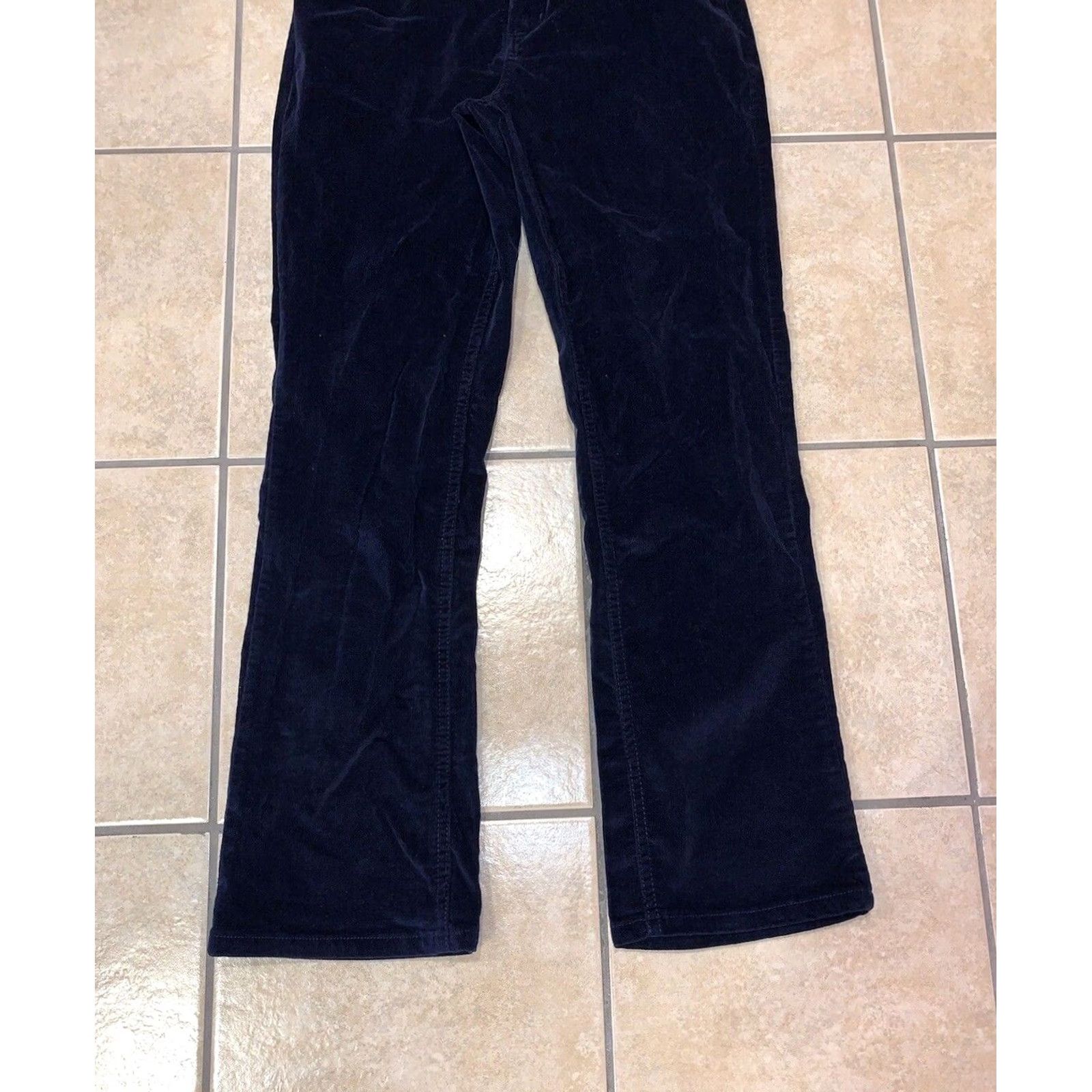 Vintage VINTAGE Generra Clothing Company Navy Corduroy Straight Pants 29x30 Womens 9 XS? Size 30" / US 8 / IT 44 - 4 Thumbnail