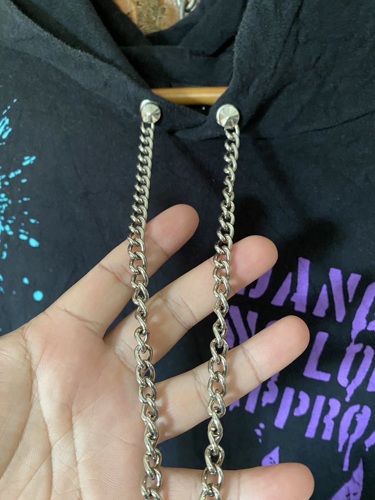 Hysteric Glamour Sex Pot Revenge punk rabbit metal chain hoodies Size US M / EU 48-50 / 2 - 8 Thumbnail