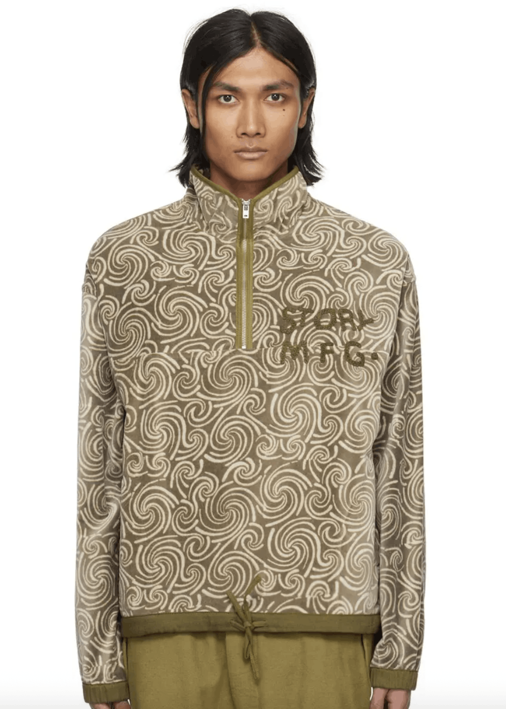 Story Mfg. Story Mfg. Beige Mineral Sweatshirt Size M Size US M / EU 48-50 / 2 - 6 Thumbnail