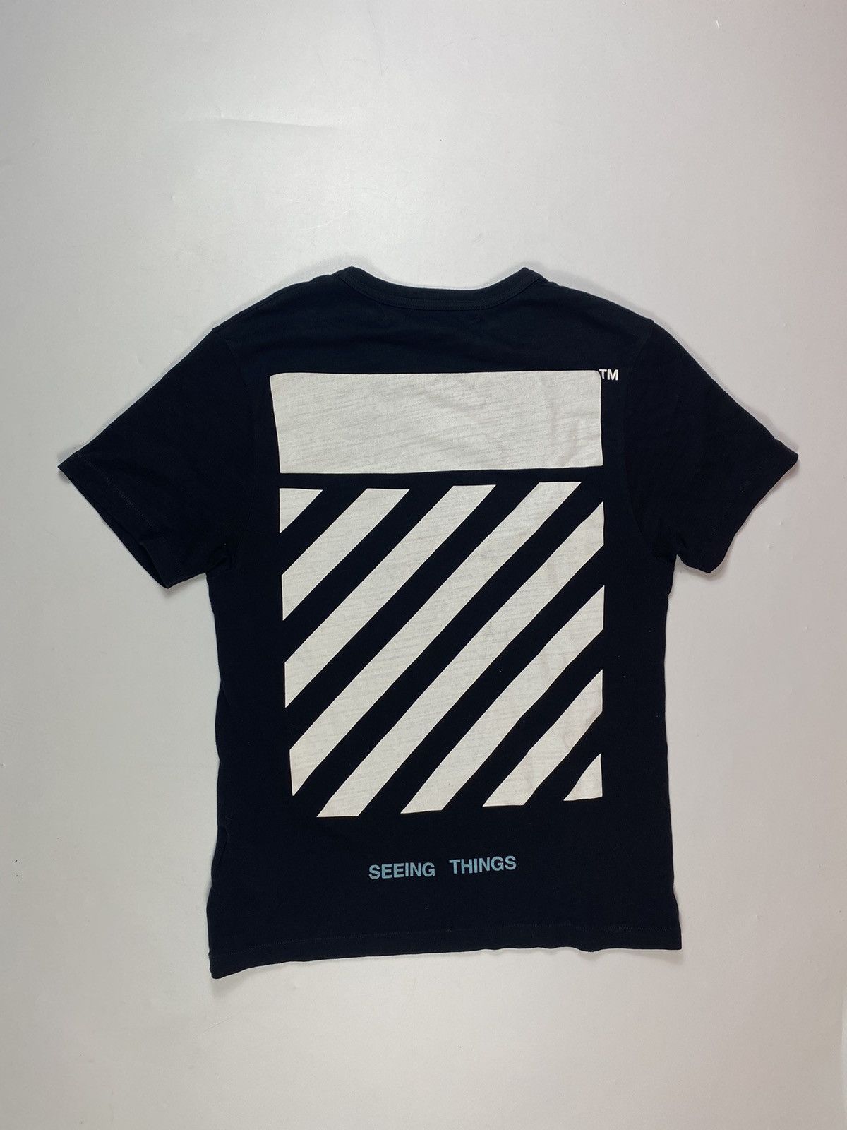 Off-White Off-White Seeing Things Caravaggio Tee S 2013 Virgil Abloh Size US M / EU 48-50 / 2 - 2 Thumbnail