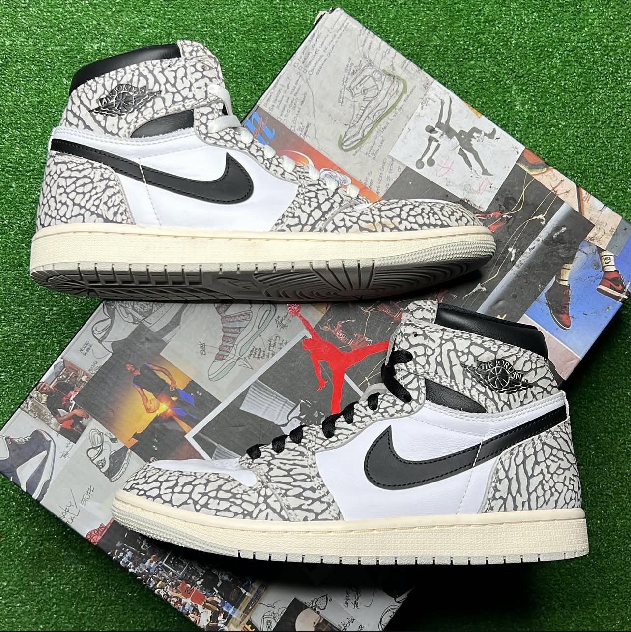 大人気 ☆NIKE☆ JORDAN 1 RETRO HIGH OG WHITE CEMENT Jordan 1 Retro High Og White Cement | Grailed