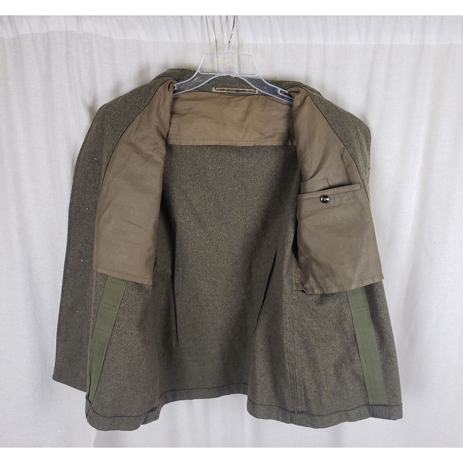 Vintage Vtg Bernhardt German Military Wool Field Jacket Uniform Coat Size US M / EU 48-50 / 2 - 6 Thumbnail