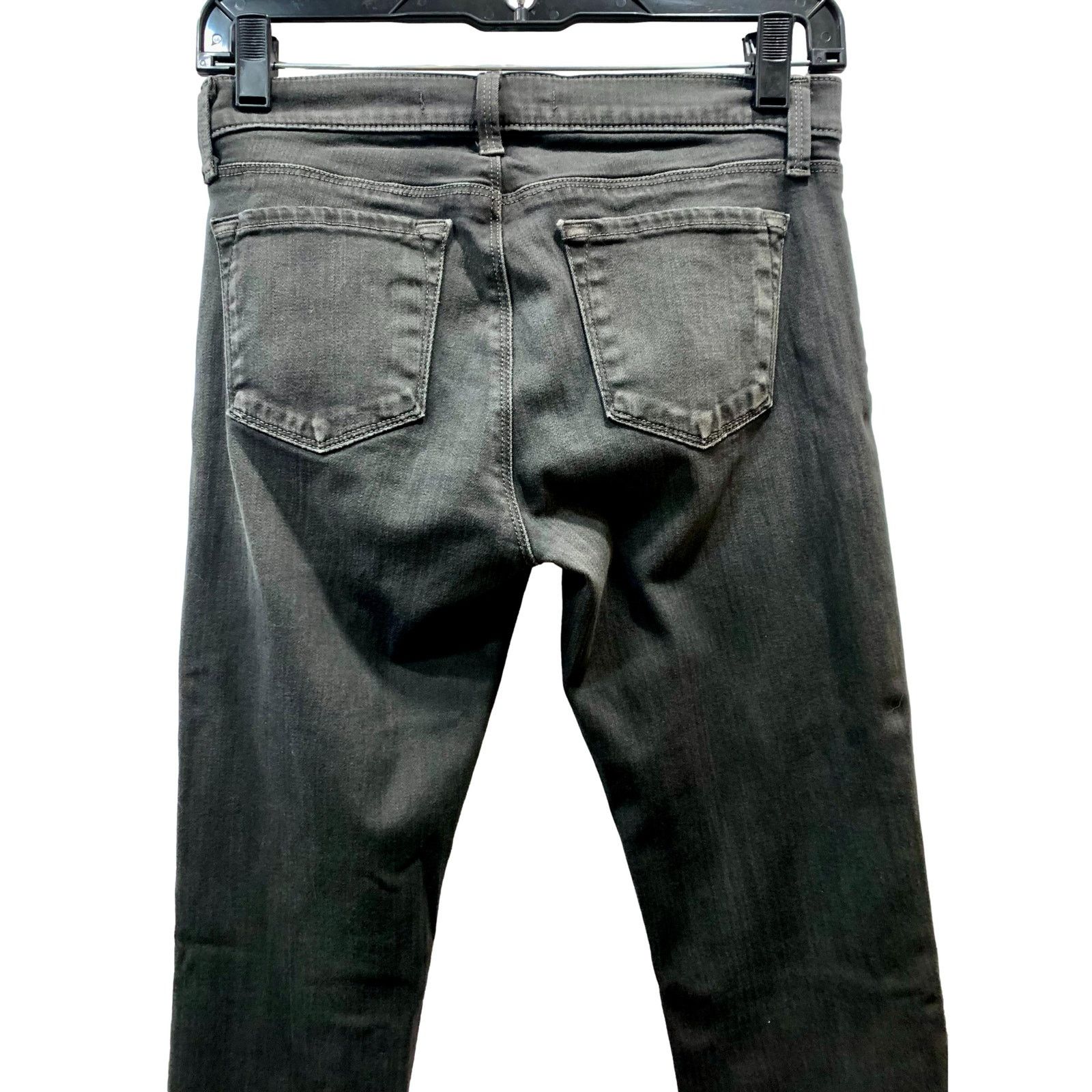 J Brand J Brand Skinny Leg Ankle Jeans DARE Dark Gray 26 Size 26" / US 2 / IT 38 - 6 Thumbnail