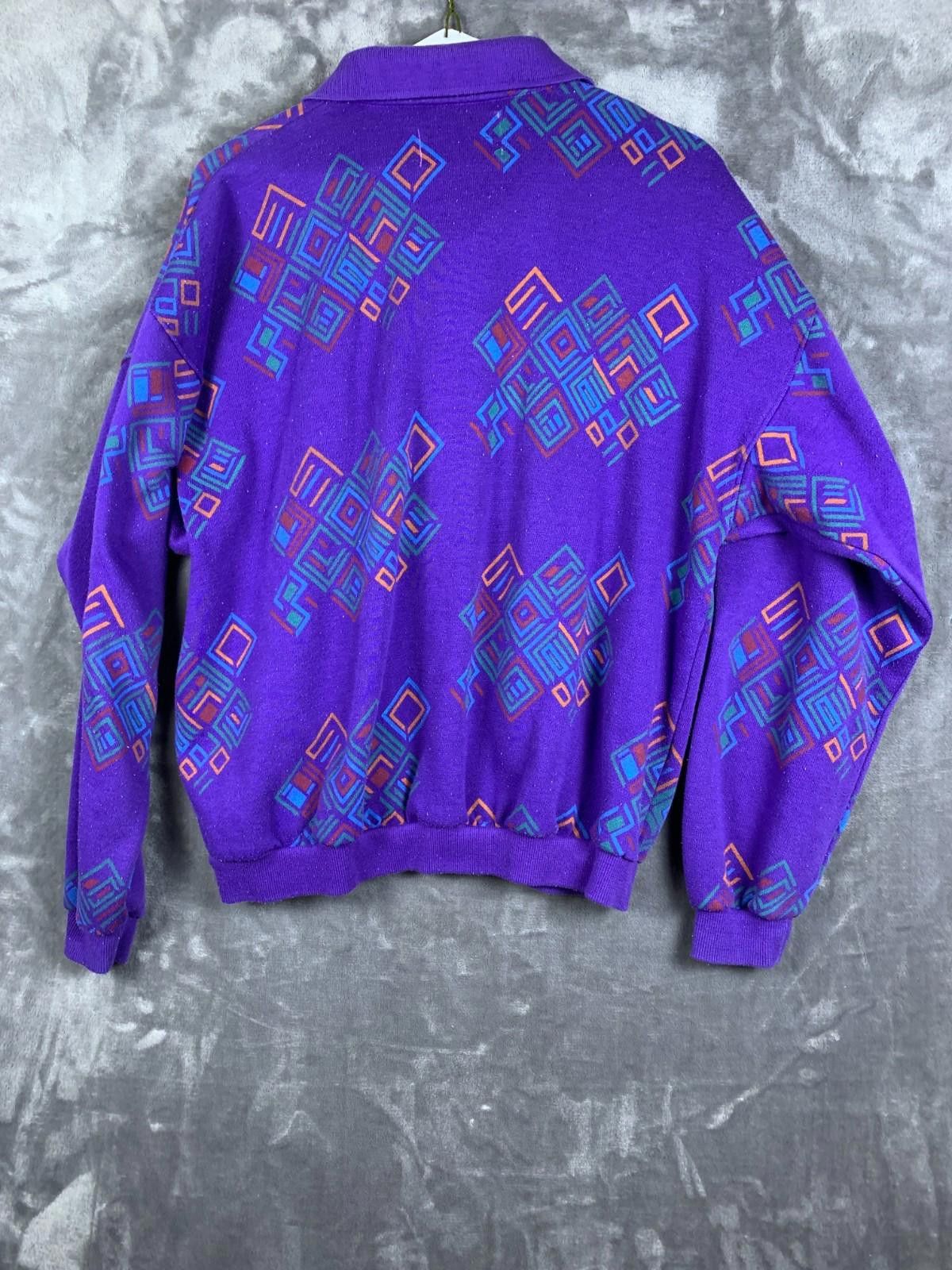 Designer Fizz Ed 101 Pullover Sweatshirt Mens L/XL Collar Printed(266 Size US L / EU 52-54 / 3 - 2 Thumbnail