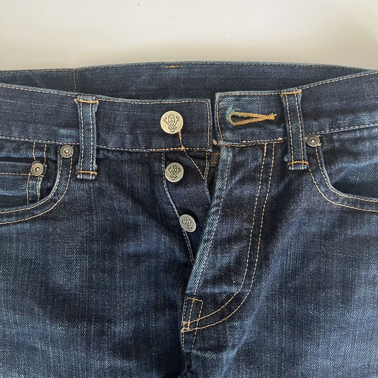 Japanese Brand Celt&Cobra 2000s Skull Studded Pocket Bootcut Jeans Size US 28 / EU 44 - 3 Thumbnail