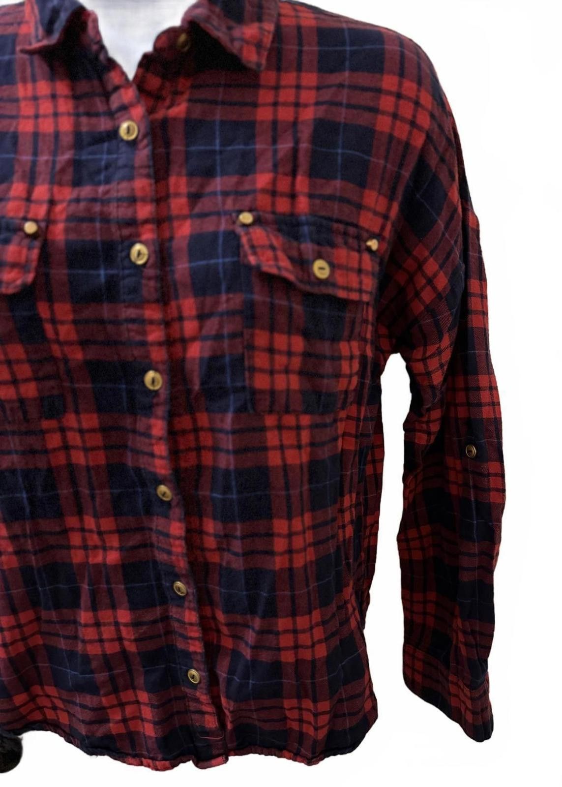 Other FIFTY STREET Flannel Longsleeve Collared Shirt (SMALL) Size S / US 4 / IT 40 - 5 Thumbnail