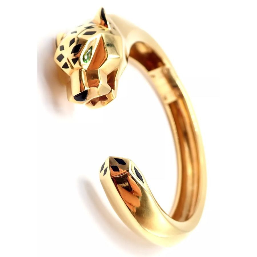 Cartier Cartier Panther Panthere 18k Yellow Gold Cuff Bracelet Size ONE SIZE - 1 Thumbnail